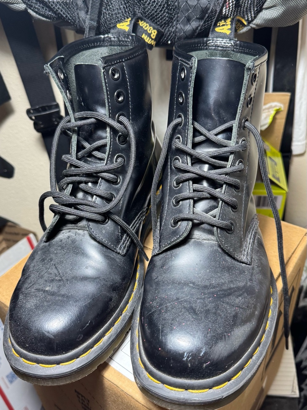 Dr.martens black leather